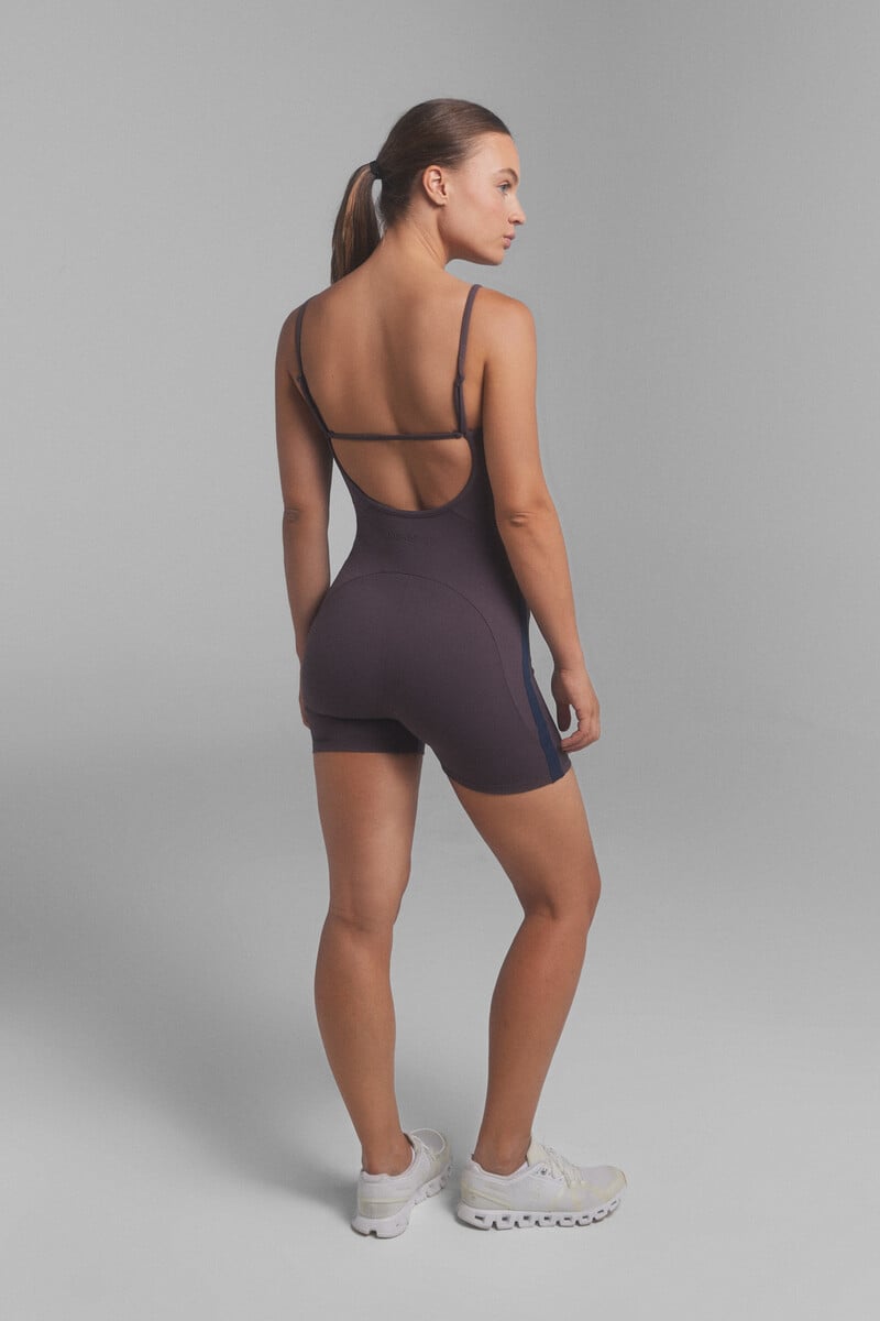 pedro del hierro Mono corto SOFT MOVE marrón. Special colab ffitcoco En línea