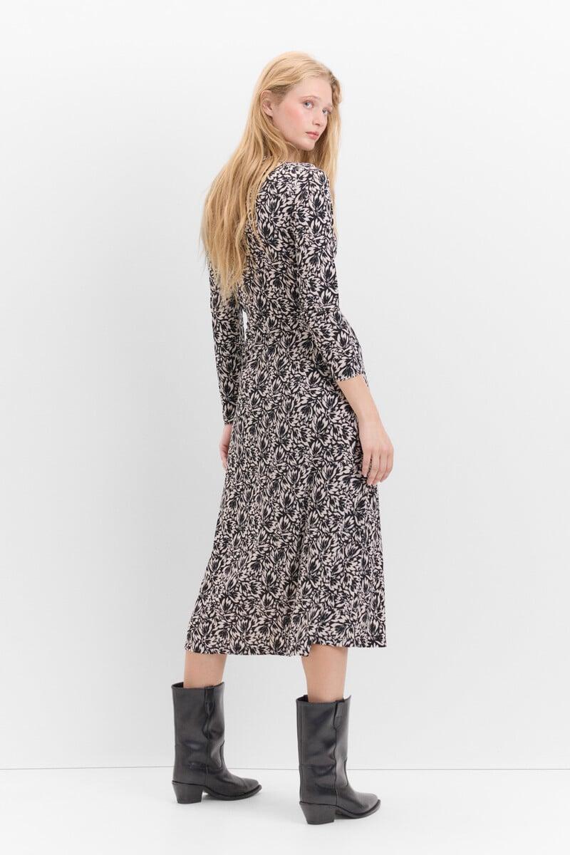 pedro del hierro Vestido con frunce delantero Liquidación