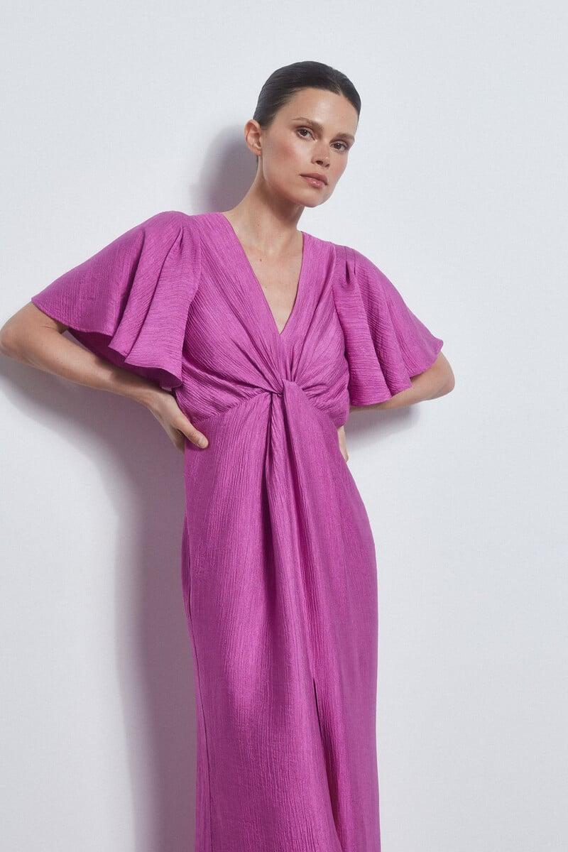 pedro del hierro Vestido con nudo en escote Rebajas online