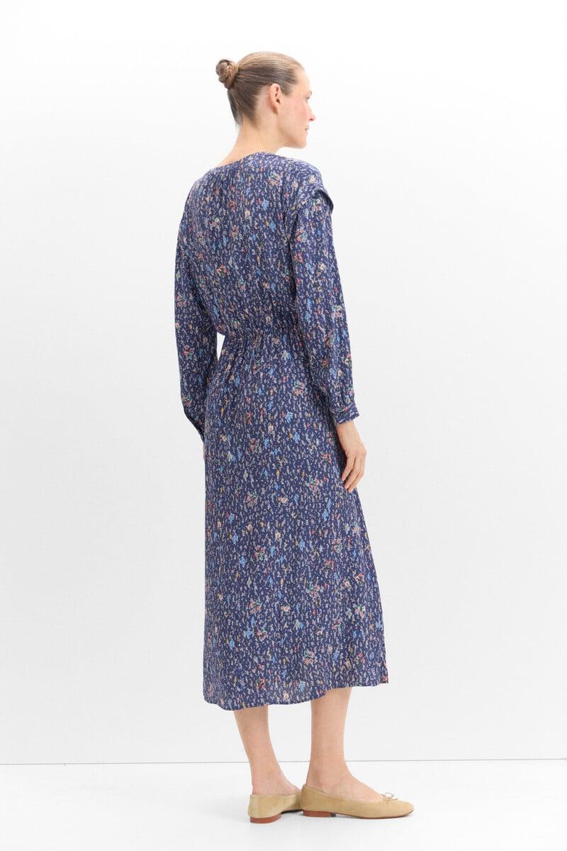 pedro del hierro Vestido midi estampado Oferta especial