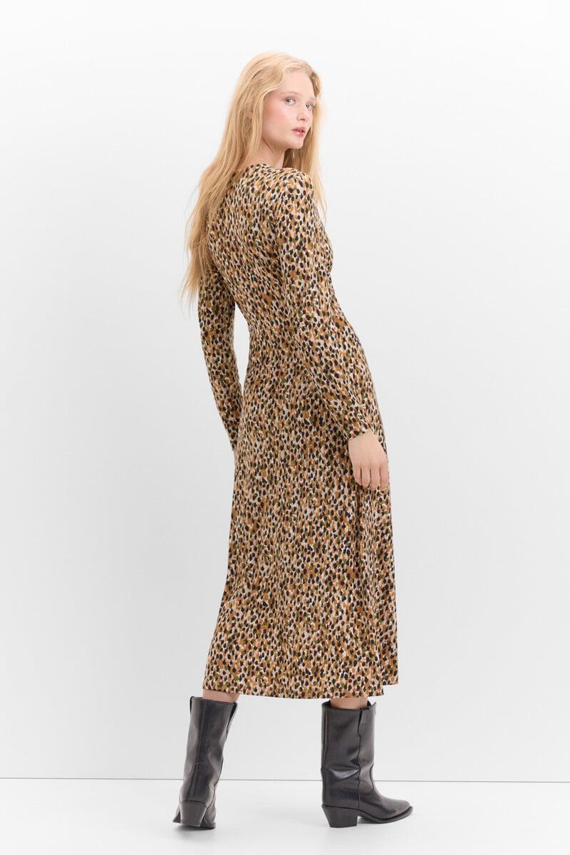 pedro del hierro Vestido con frunce delantero ÚLTIMAS EDICIONES