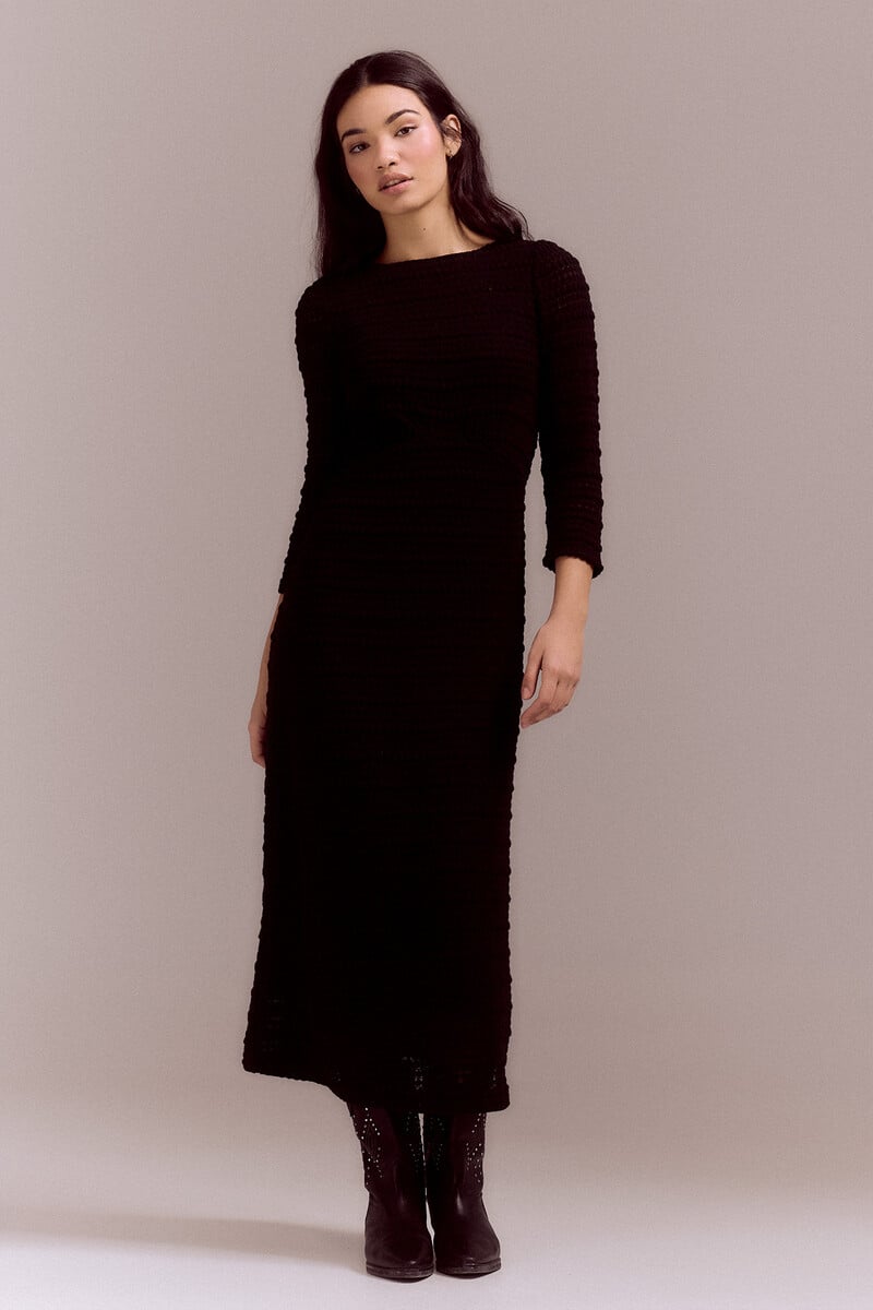 pedro del hierro Vestido punto estructura Solo hoy