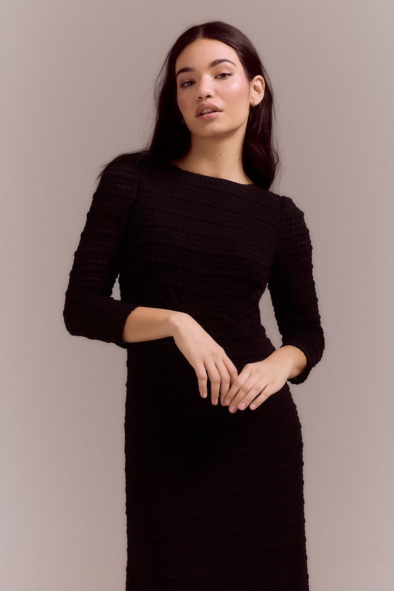 pedro del hierro Vestido punto estructura Solo hoy
