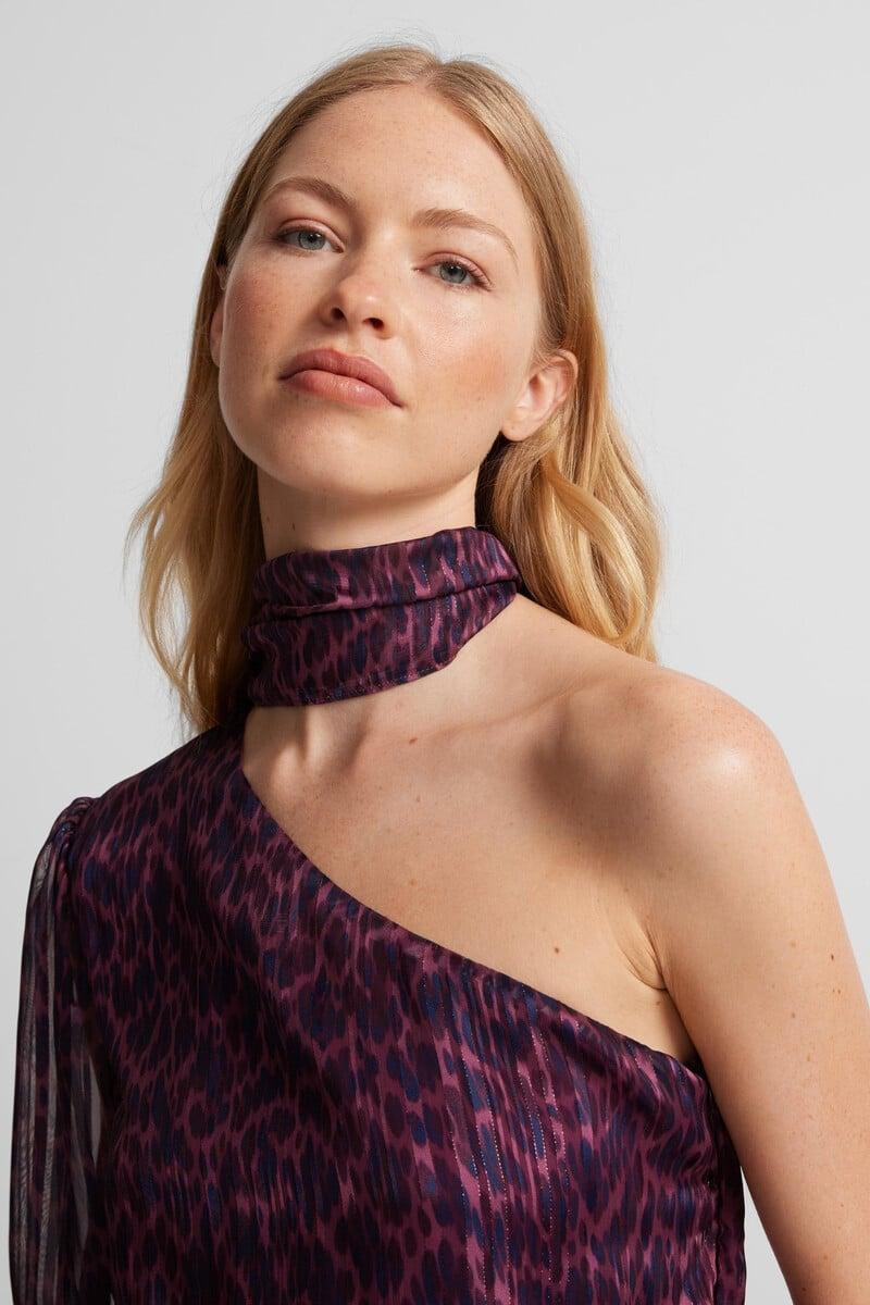 pedro del hierro Vestido mini asimetrico Precios de Black Friday