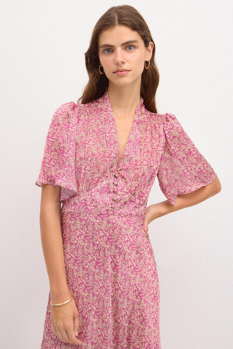 pedro del hierro Casiopea. Vestido estampado botones Descuentos del mes