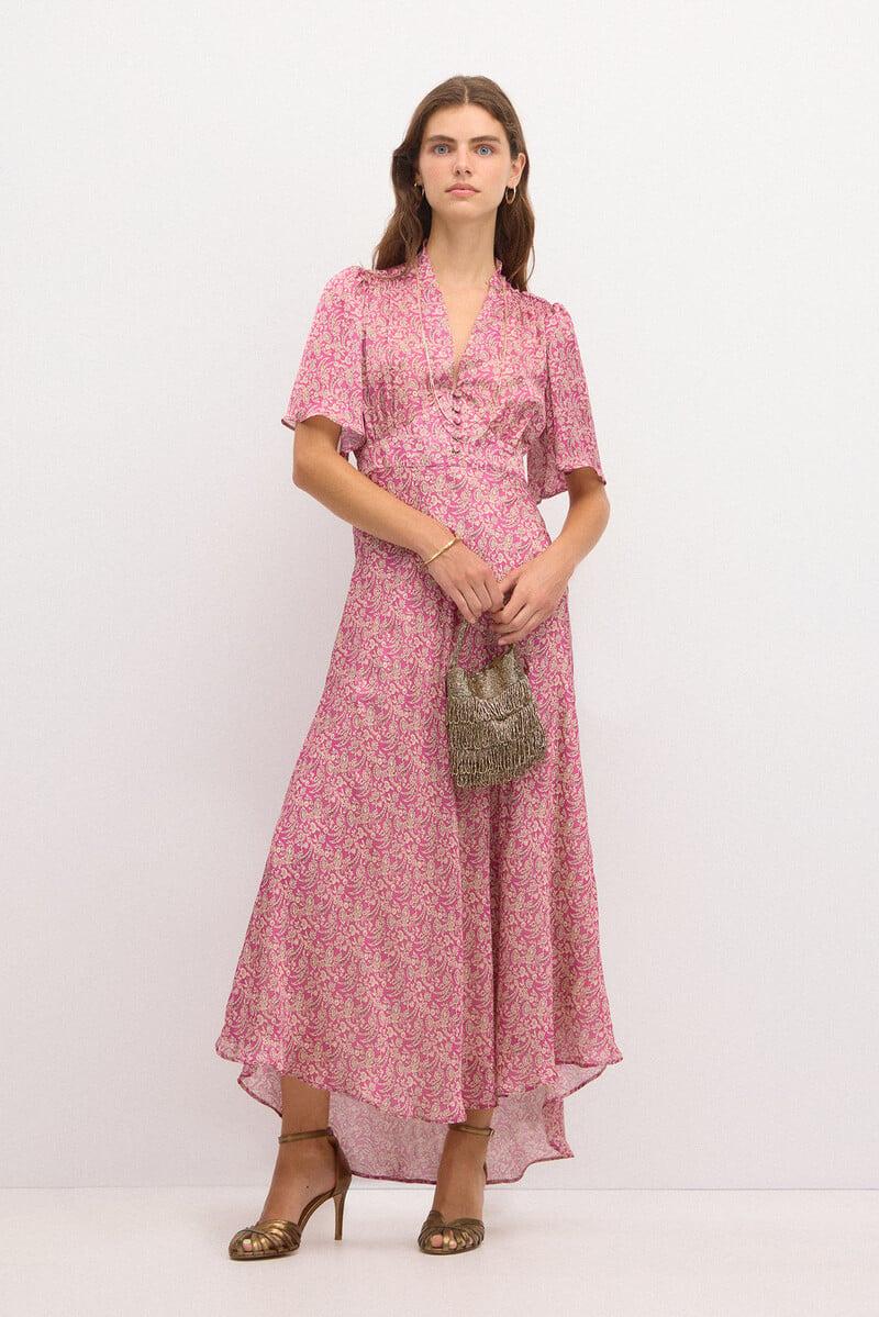 pedro del hierro Casiopea. Vestido estampado botones Descuentos del mes