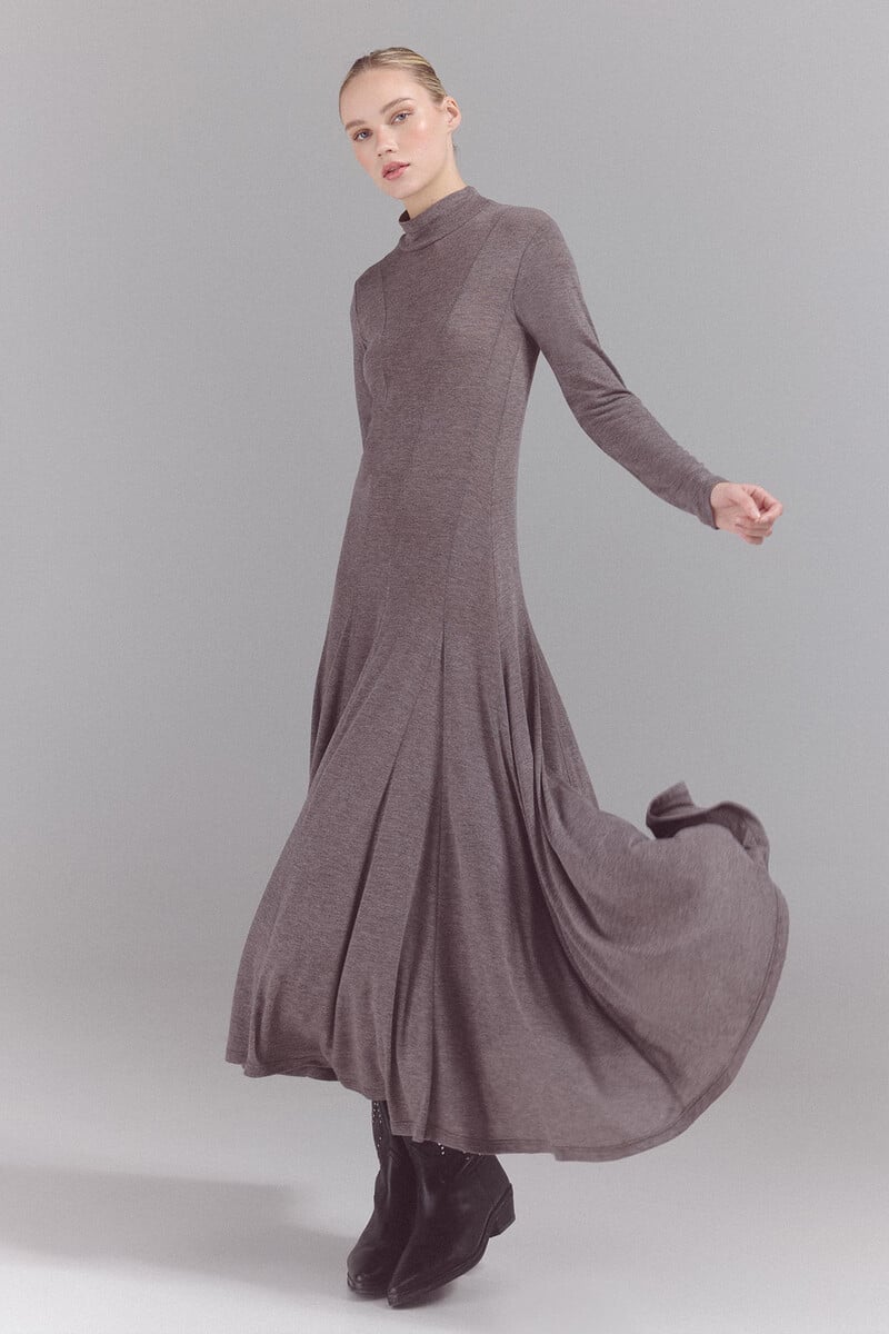 pedro del hierro Vestido largo punto Ofertas especiales