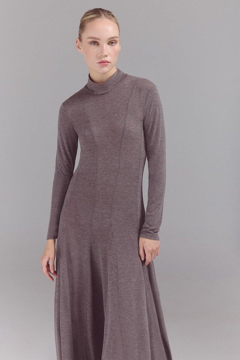 pedro del hierro Vestido largo punto Ofertas especiales