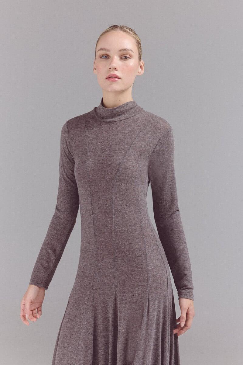 pedro del hierro Vestido largo punto Ofertas especiales