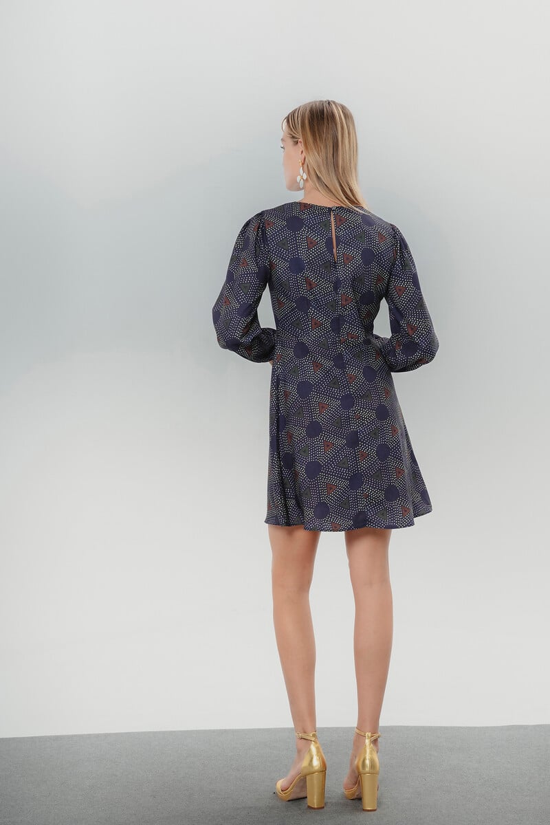 pedro del hierro Vestido estampado geométrico Elisa En línea