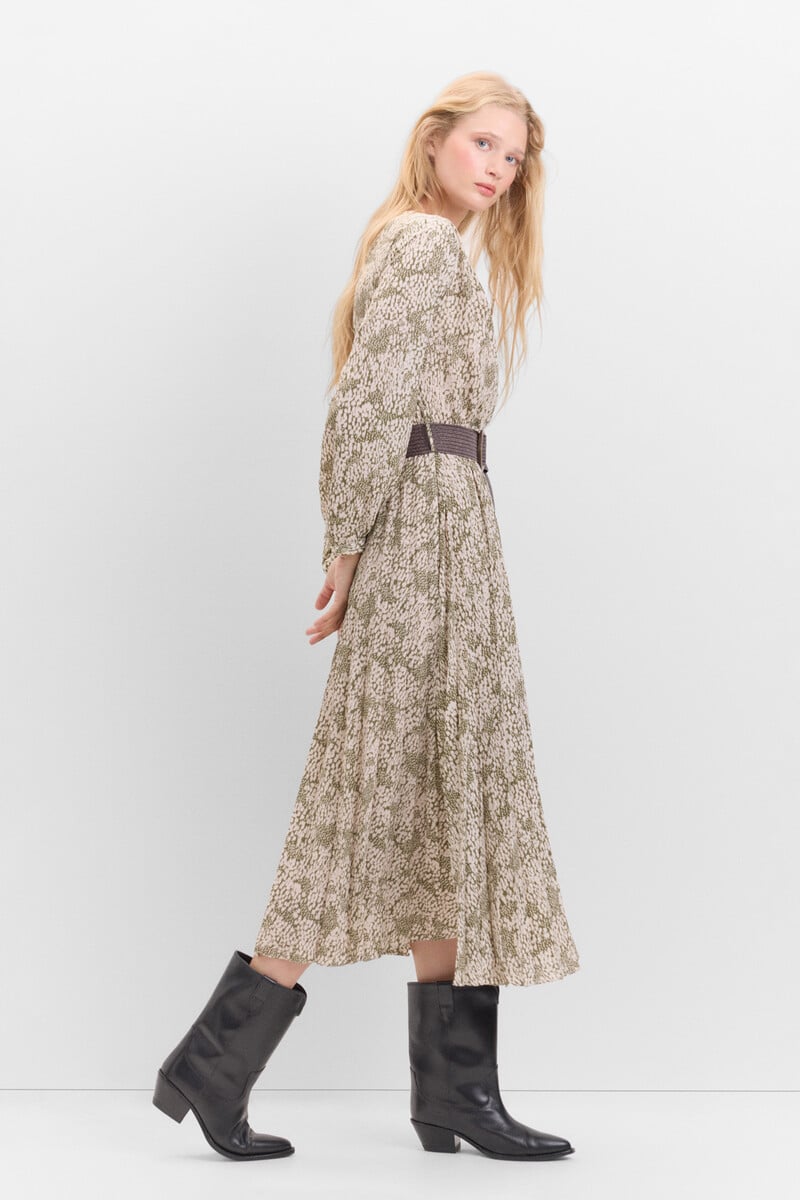 pedro del hierro Vestido falda plisada Ofertas