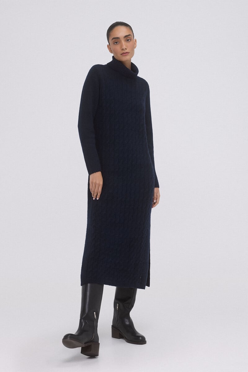 pedro del hierro Vestido de punto ochos centrales Gran oferta