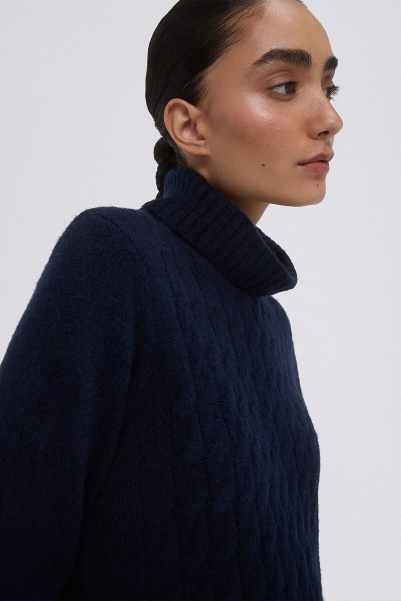 pedro del hierro Vestido de punto ochos centrales Gran oferta