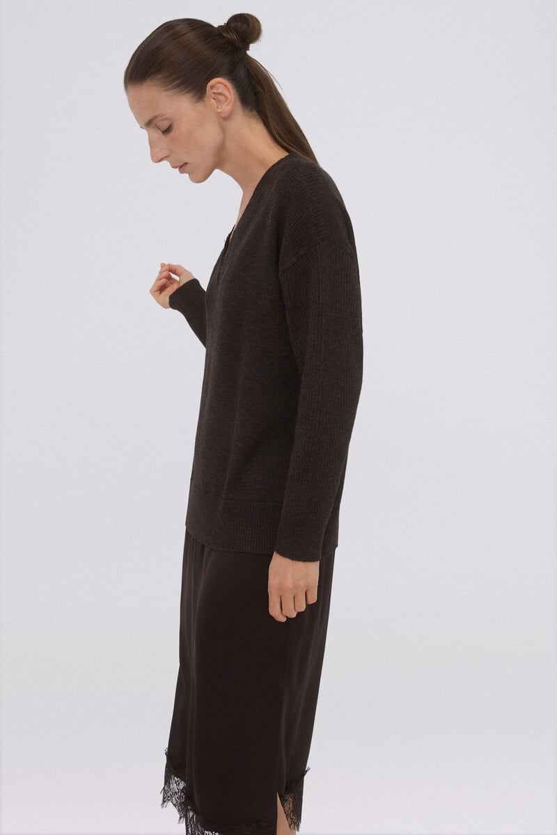 pedro del hierro Vestido de punto lencero Descuento