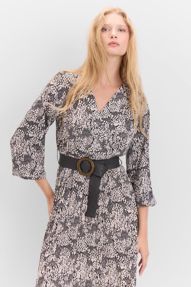 pedro del hierro Vestido falda plisada Tienda