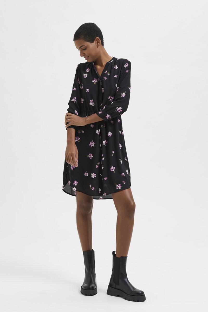 pedro del hierro Vestido camisero de manga larga confeccionado con materiales reciclados Rebajas online
