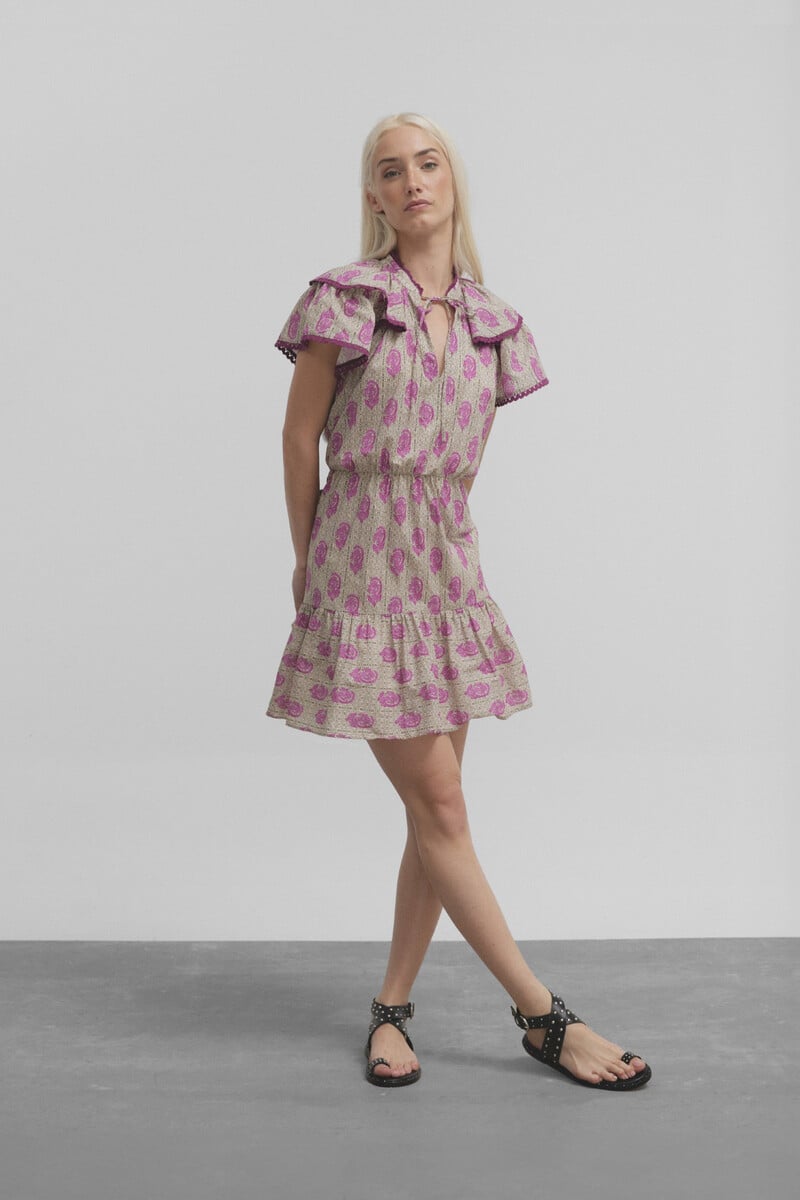 pedro del hierro Vestido mini estampado flores Envío gratis
