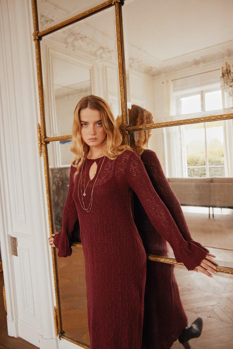 pedro del hierro Olaya. Vestido largo punto Grandes descuentos