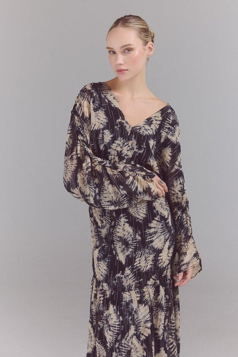 pedro del hierro Vestido tie dye lurex Envío internacional gratuito