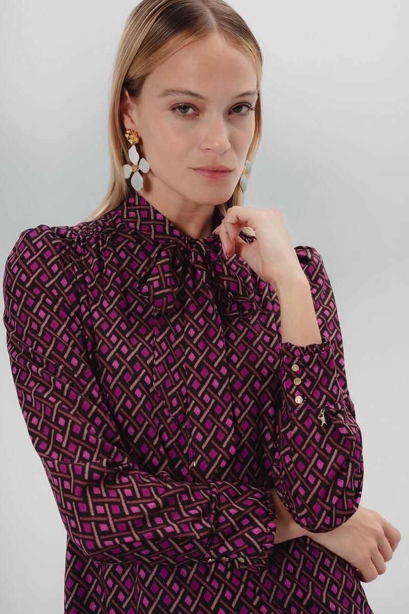 pedro del hierro Vestido corto con lazo Elena Limitado a 3 días
