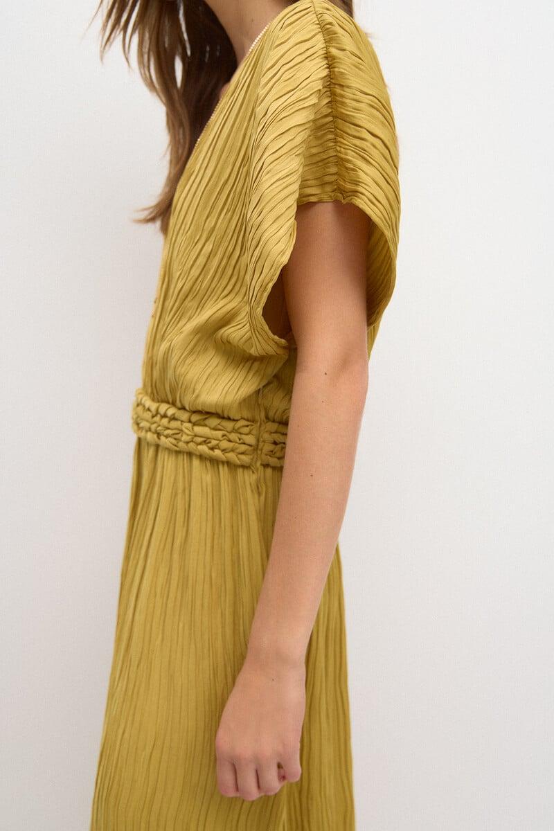 pedro del hierro Clara. Vestido plisado Precios de Black Friday