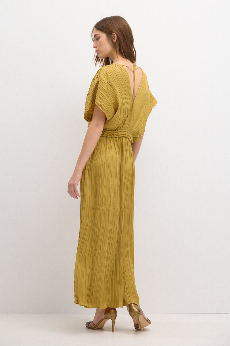 pedro del hierro Clara. Vestido plisado Precios de Black Friday