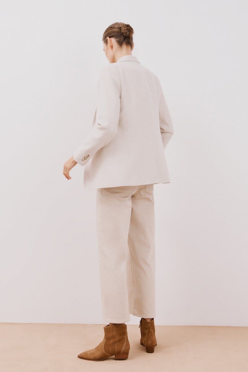 pedro del hierro Blazer textura Ofertas de temporada