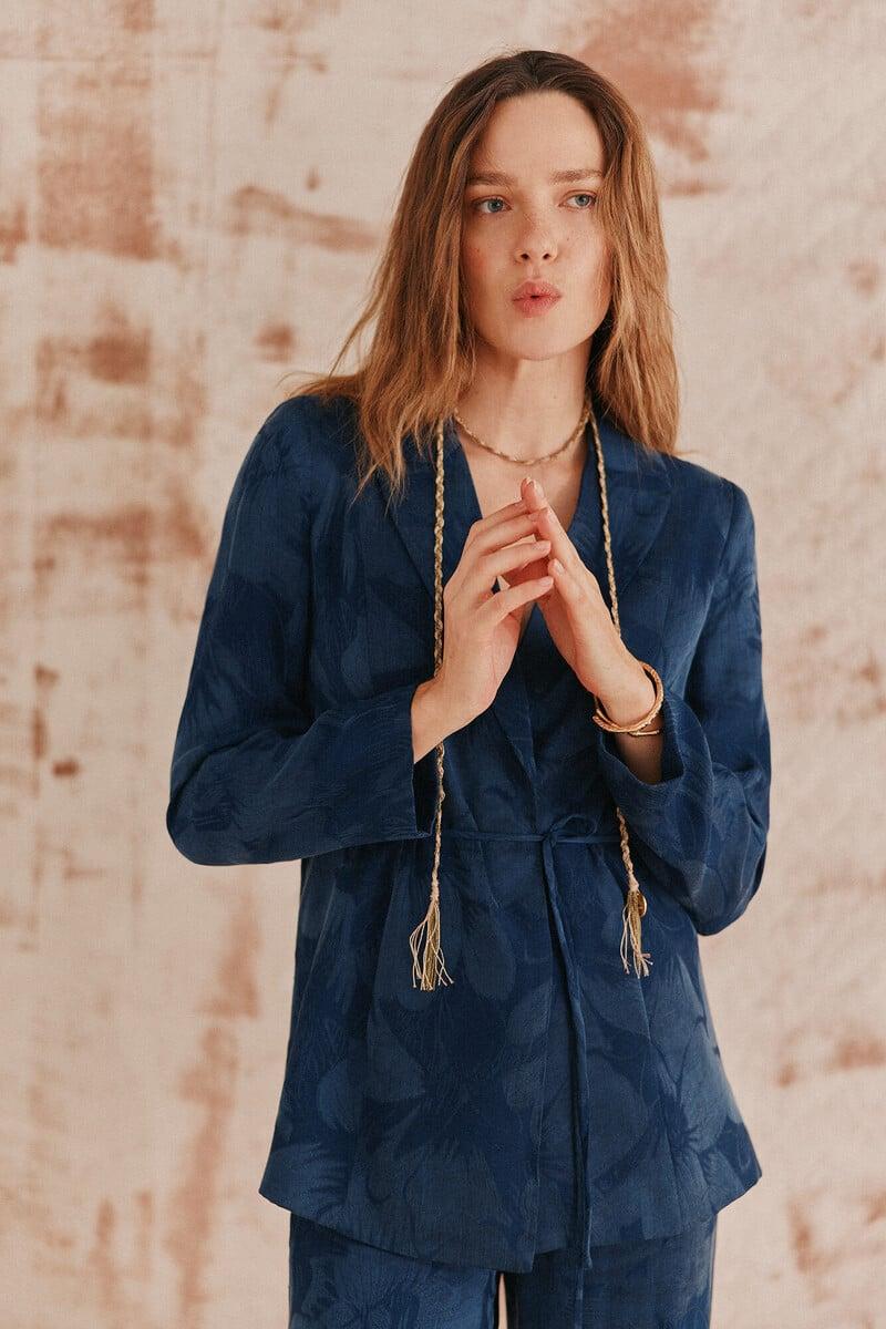 pedro del hierro Emma. Chaqueta jacquard Rebajas de fin de temporada