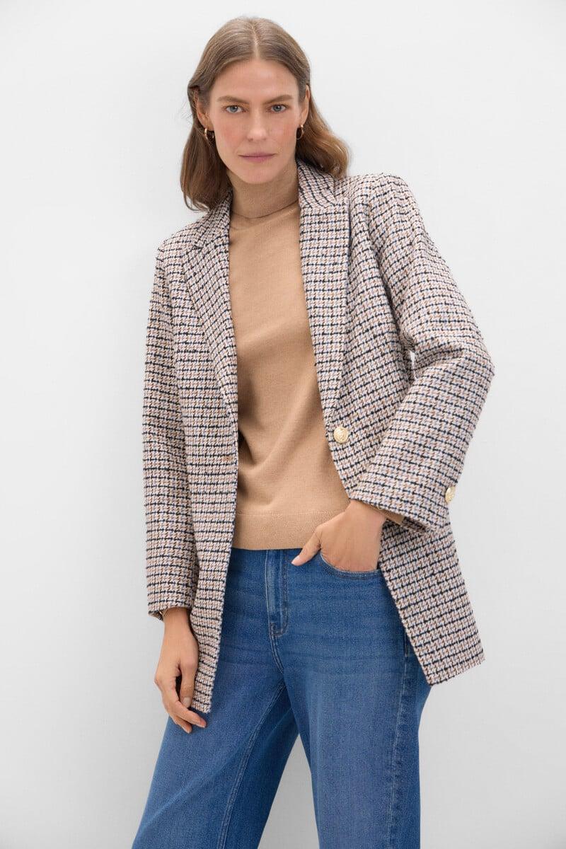 pedro del hierro Blazer levita cuadros Outlet online