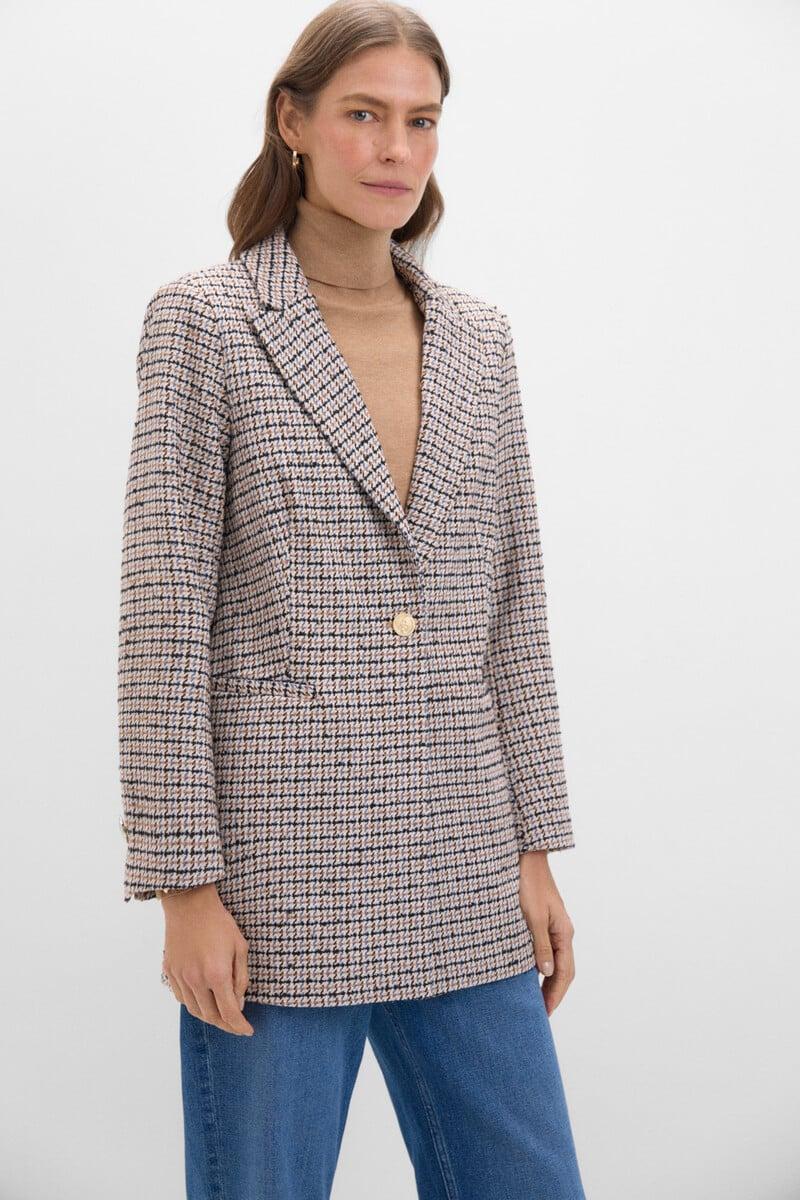 pedro del hierro Blazer levita cuadros Outlet online