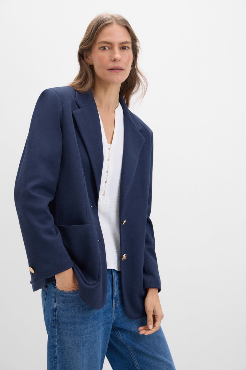 pedro del hierro Blazer de punto piqué Rebajas