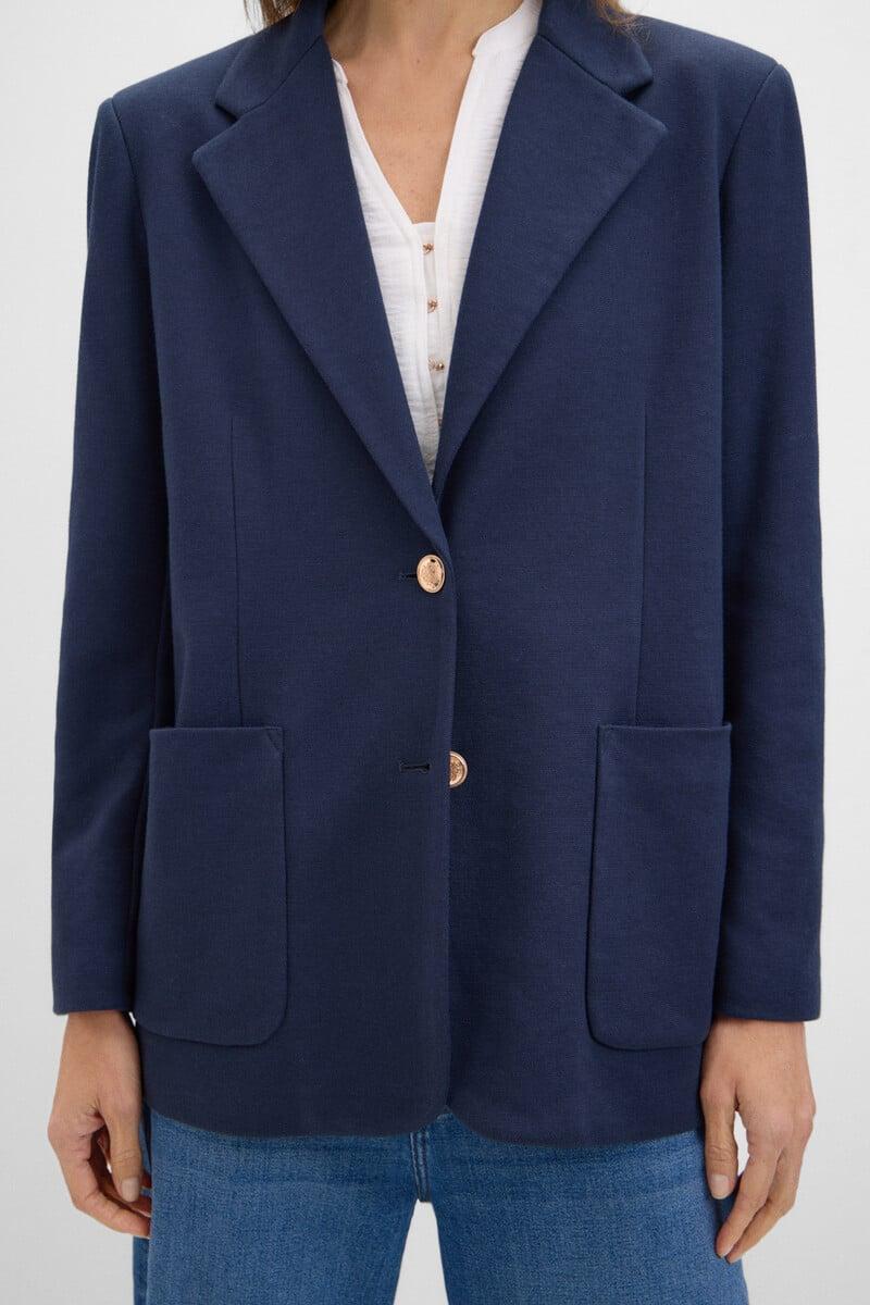 pedro del hierro Blazer de punto piqué Rebajas