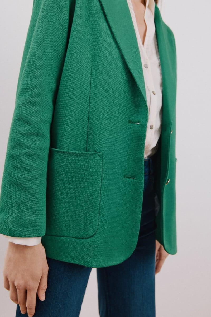 pedro del hierro Blazer de punto piqué Ofertas