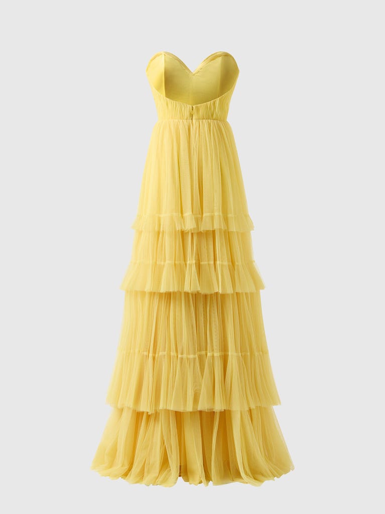 pronovias ANGERE | Vestido de dama de honor fit & flare | Vera Wang Bridesmaids Último día
