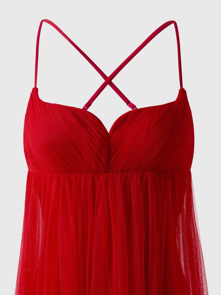 pronovias AME | Vestido de dama de honor fit & flare | Vera Wang Bridesmaids Grandes descuentos