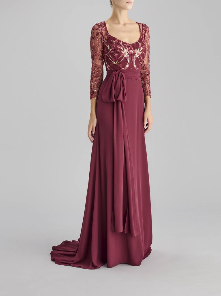 pronovias LACE 2318 | Vestido de fiesta corte en a | The Party Edit by Pronovias Última moda