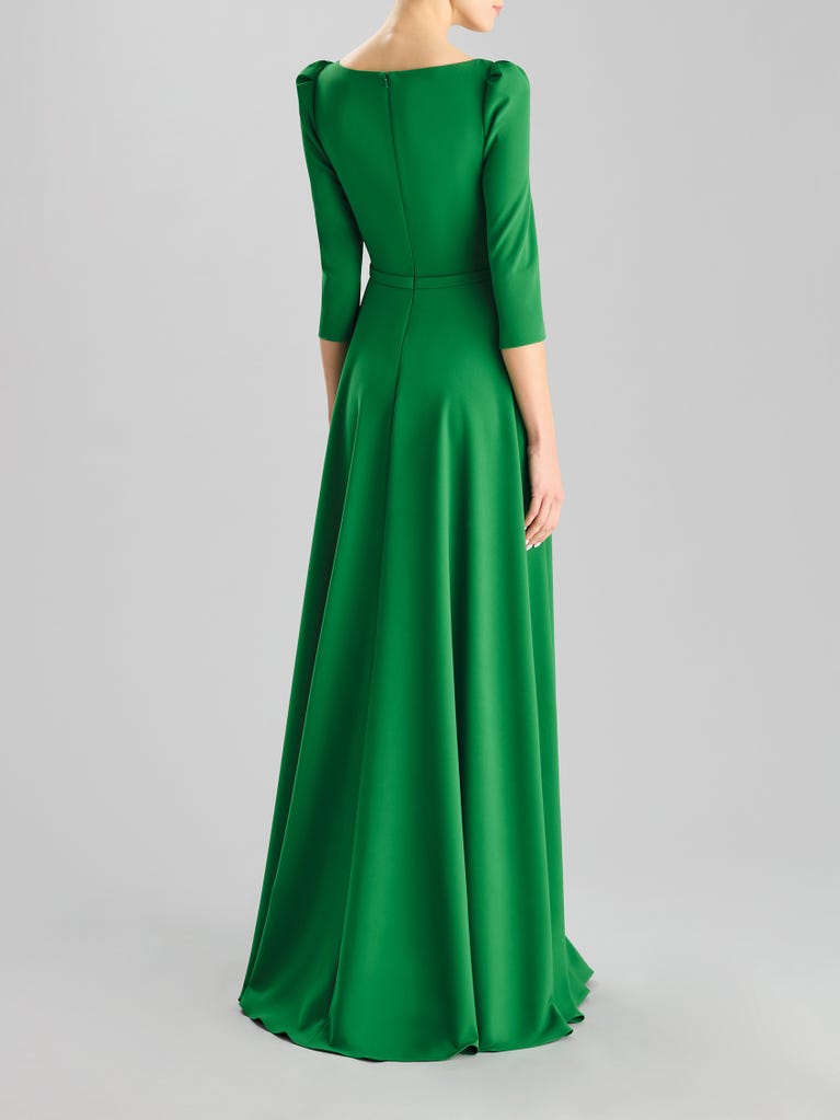 pronovias ESSENTIAL 2429 | Vestido de fiesta corte en a con escote cuadrado | Pronovias Ofertas de temporada