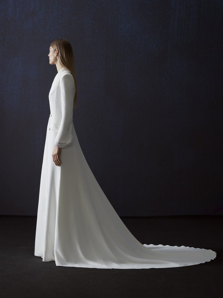 pronovias COPERNICO | Vestido de novia sirena con escote camisero | Atelier Pronovias Rebajas