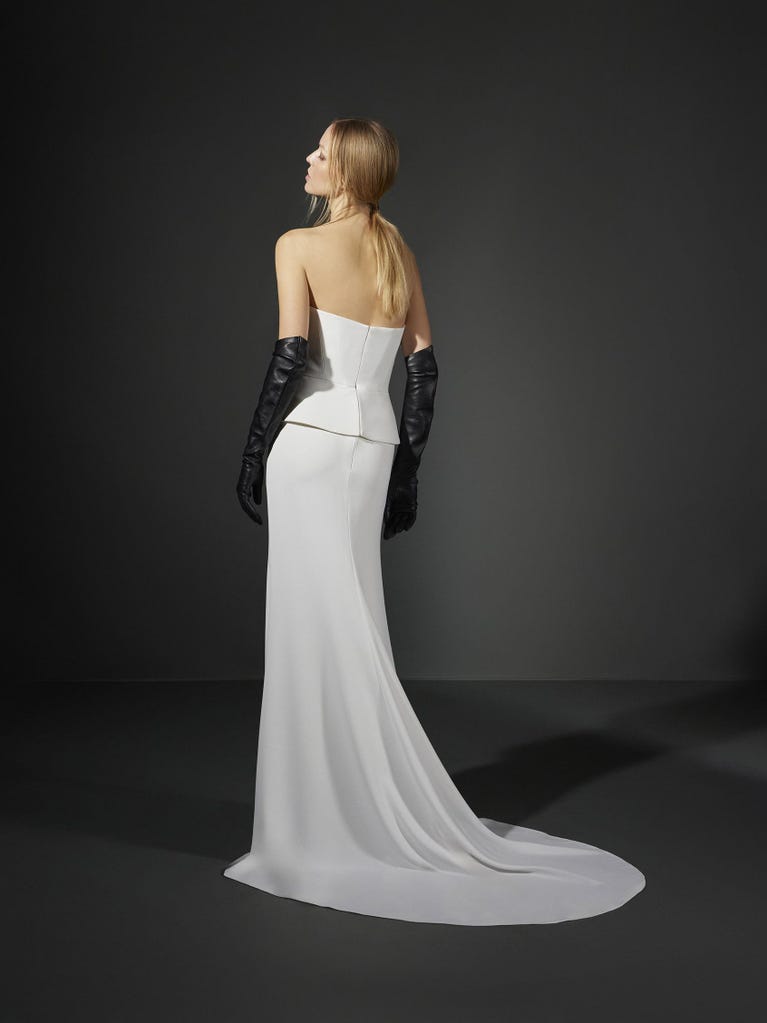 pronovias FANEL | Vestido de novia sirena palabra de honor | Vera Wang Bride Rebajas online