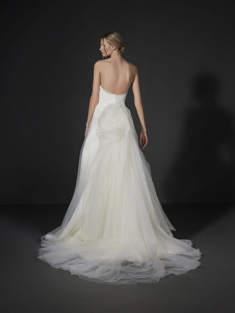pronovias NIELS | Vestido de novia fit & flare palabra de honor | Vera Wang Bride Oferta especial