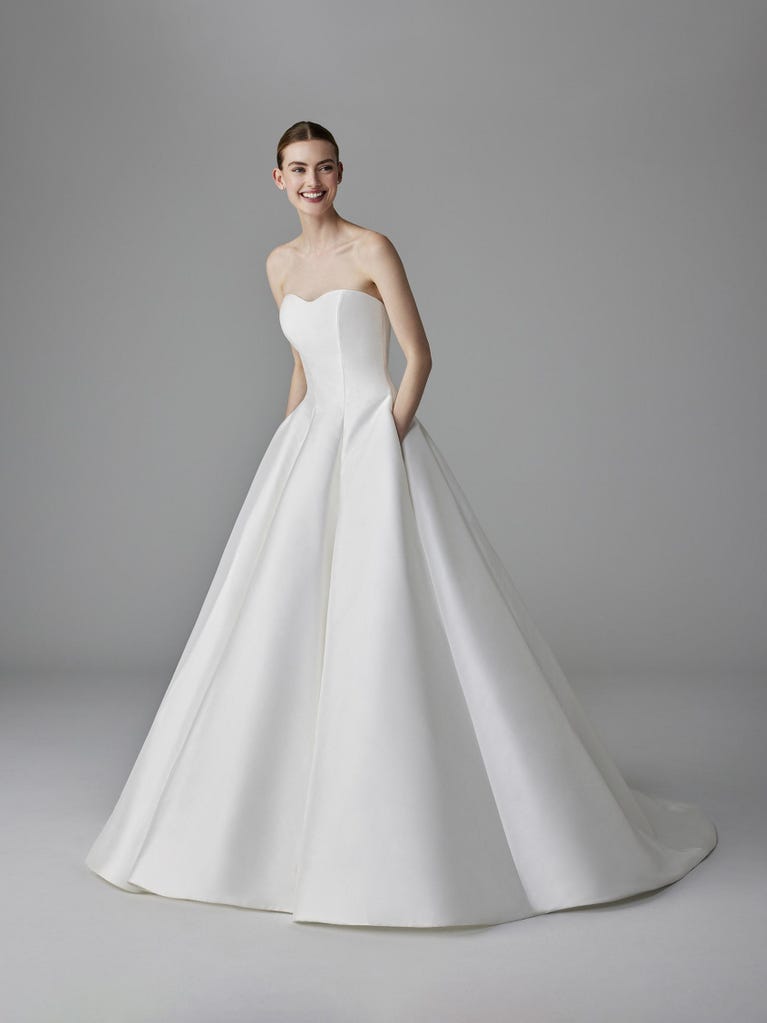 pronovias CAMMI | Vestido de novia princesa palabra de honor | Pronovias Precio de fábrica