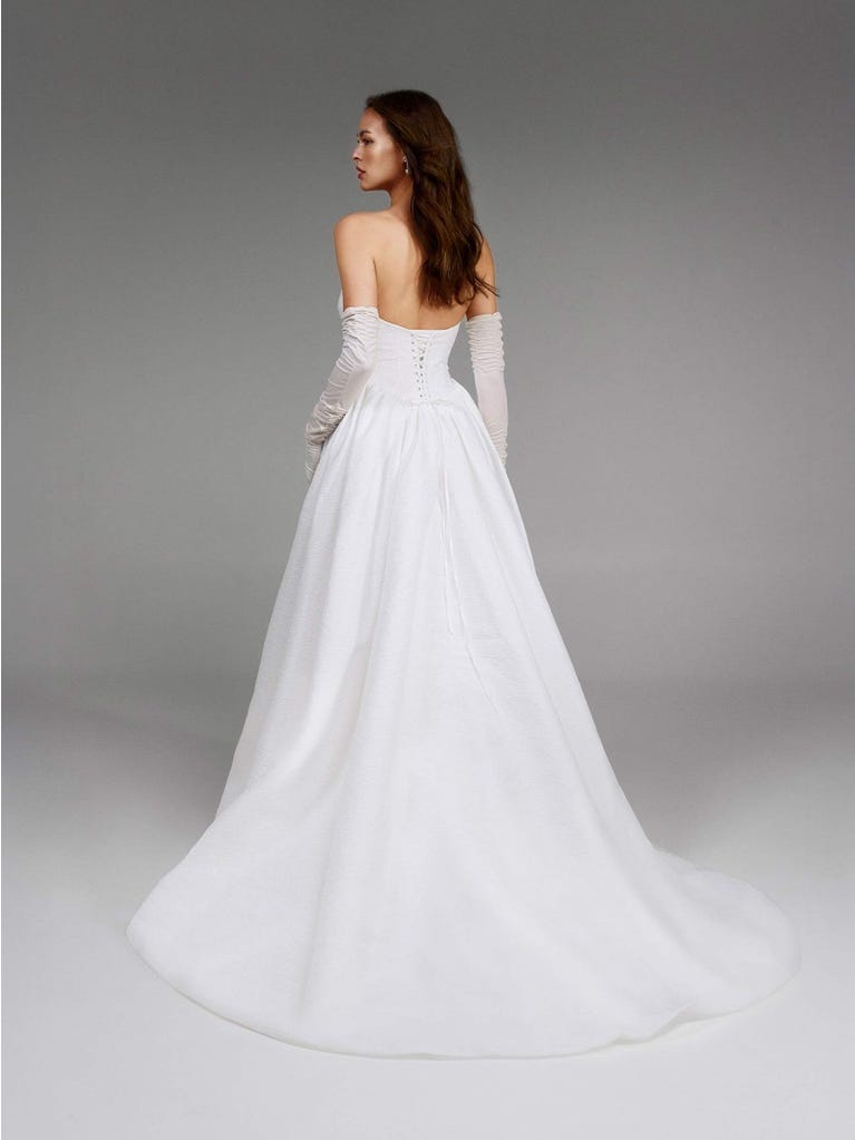 pronovias ALBY | Vestido de novia princesa palabra de honor | Pronovias Promoción por tiempo limitado