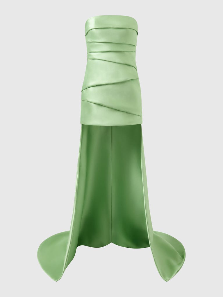pronovias ROUEN | Vestido de dama de honor fit & flare palabra de honor | Vera Wang Bridesmaids