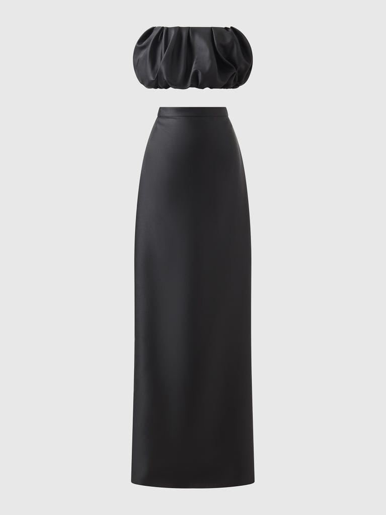 pronovias ALSSACE | Vestido de dama de honor recto palabra de honor | Vera Wang Bridesmaids