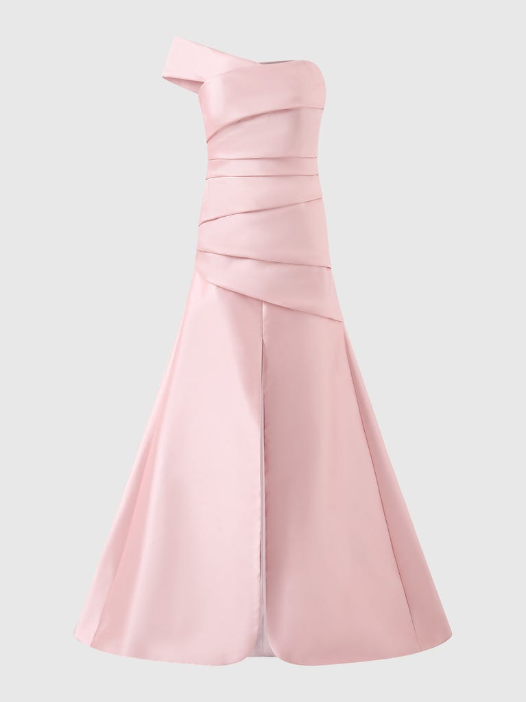 pronovias FRANCHE | Vestido de dama de honor sirena palabra de honor | Vera Wang Bridesmaids