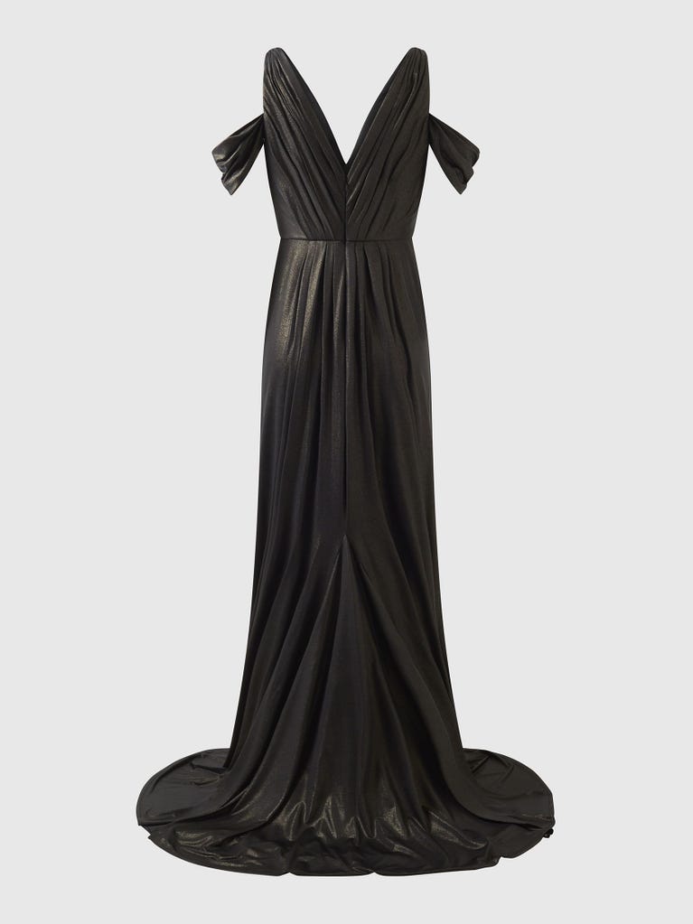 pronovias AUXERRE | Vestido de dama de honor fit & flare con escote de pico | Vera Wang Bridesmaids Grandes ahorros
