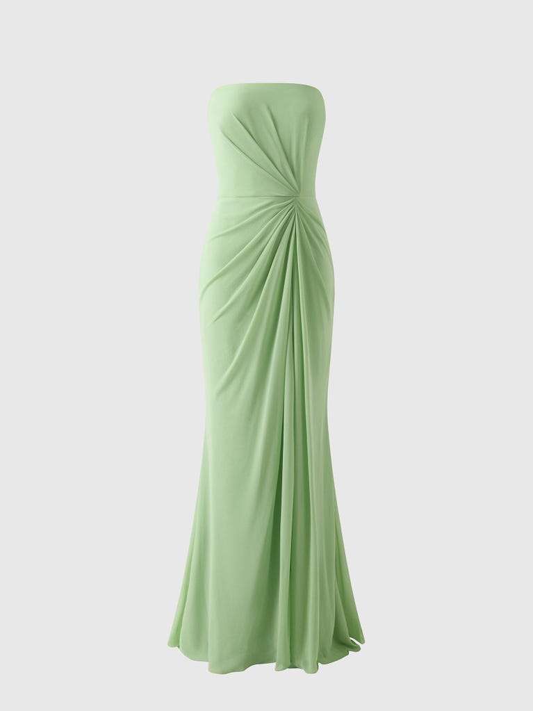 pronovias FLEURI | Vestido de dama de honor sirena palabra de honor | Vera Wang Bridesmaids