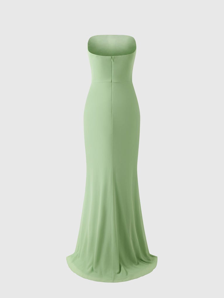 pronovias FLEURI | Vestido de dama de honor sirena palabra de honor | Vera Wang Bridesmaids Ofertas