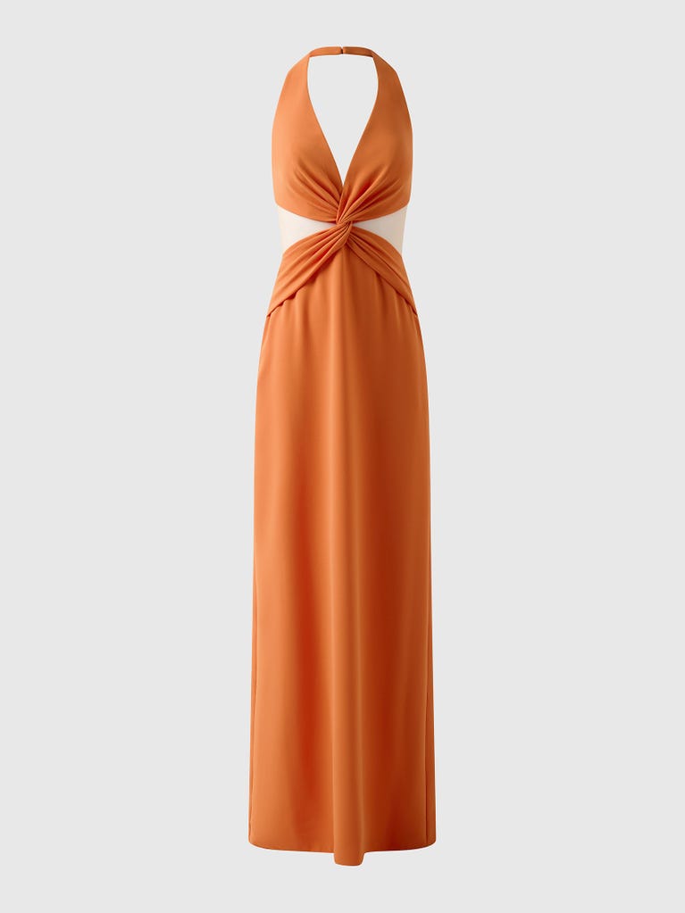 pronovias CHAMBERY | Vestido de dama de honor recto con escote de pico | Vera Wang Bridesmaids