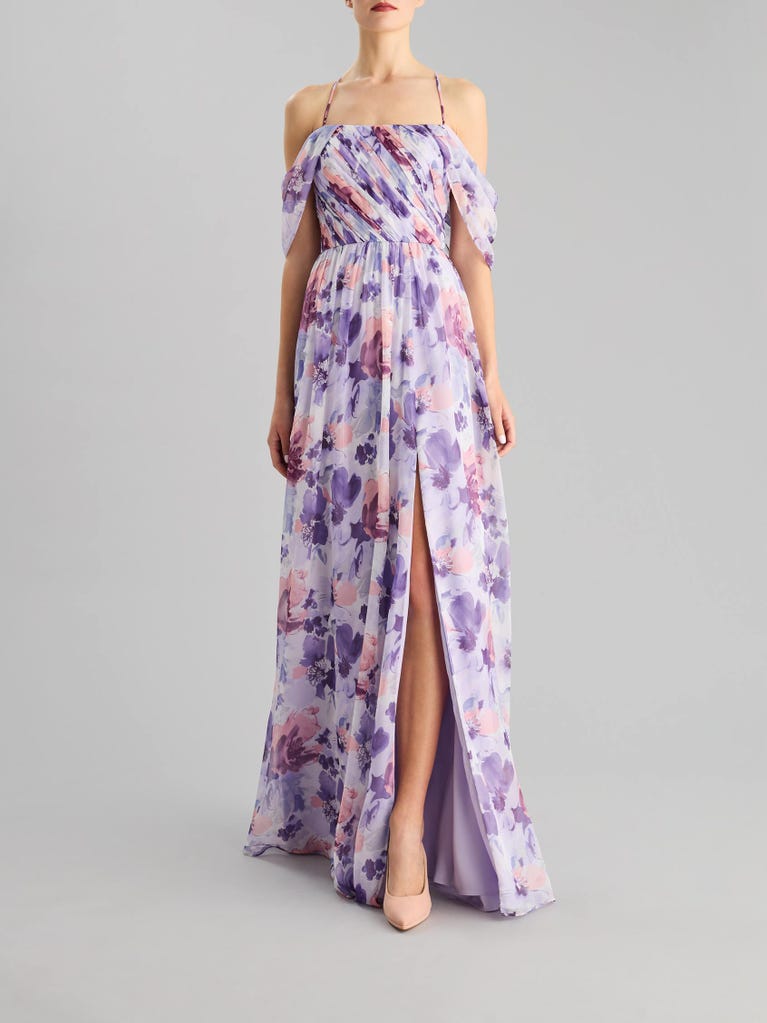 pronovias PRINT 2412 | Vestido de fiesta corte en a | Pronovias